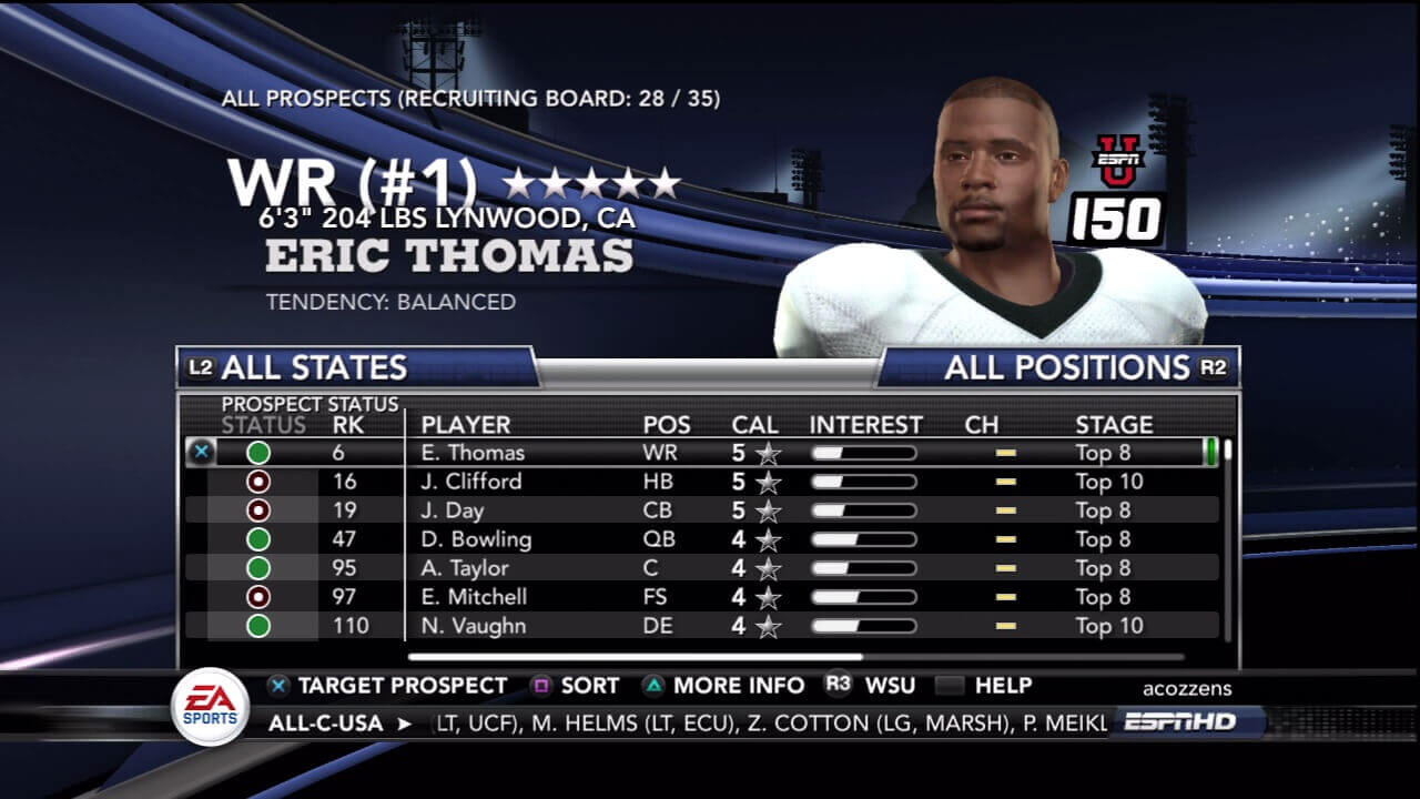 NCAA 11 Recruiting Bible Part One 10 Tips for Filling the Board
