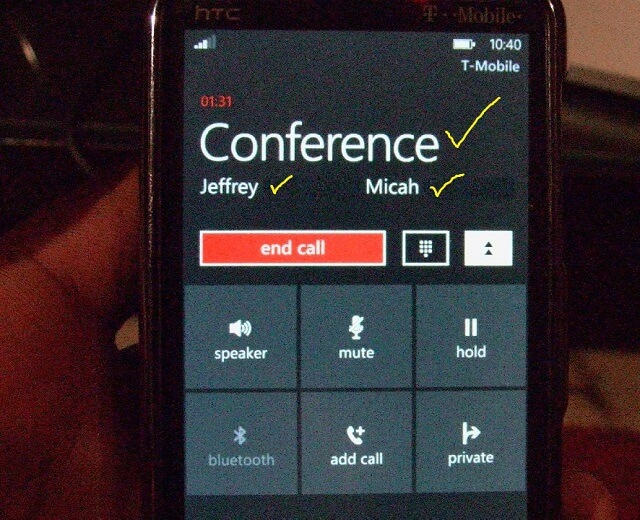 How to 3-way Conference Call on Windows Phone 7 Tutorial Booya Gadget